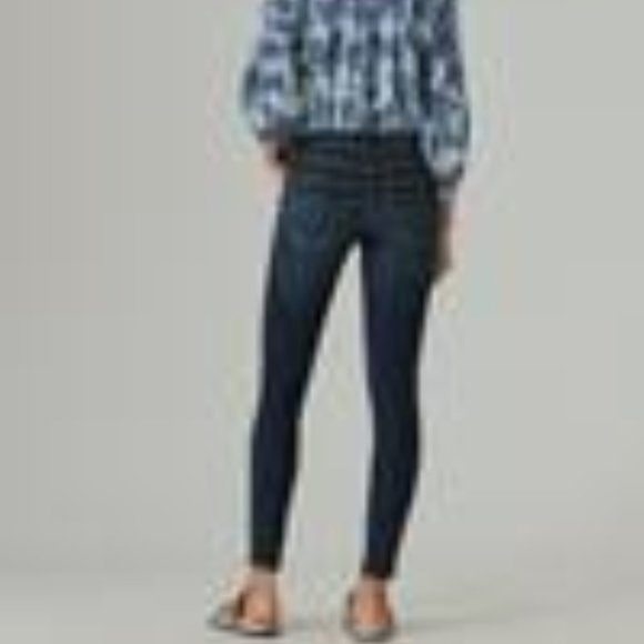 LUCKY BRAND AVA ANKLE SKINNY DARK WASH JEANS NWT $90 24 w - Picture 3 of 8